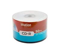 Lot de 50 disques de donn es enregistrables vierges avec logo de marque Imation CD-R 52X 700 Mo/80 min