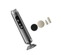 Lot de 50 disques de papier abrasif de rechange, outil de pédicure électrique rechargeable avec 5 vitesses et 3 têtes, pour talons fissurés et soins de la peau sèche