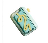 Lot de 50 distributeurs automatiques de fil dentaire, portable et rechargeable pour la maison, le restaurant et les soins bucco-dentaires en déplacement (boîte bleue)