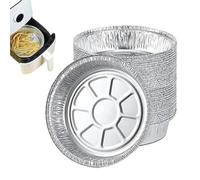 Lot de 50 doublures de friteuse à air - Papier jetable 9" | de cuisson en feuille d'aluminium - Inserts non adhésifs résistants à l'huile pour friteuse à air, four, bateau à vapeur