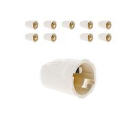 Zenitech - Lot de 50 douilles testeurs d'installation B22 G
