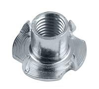 Lot de 50 écrous à enfoncer galvanisés (filetage M5)