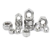 Lot de 50 écrous hexagonaux en acier inoxydable 304 for vis et boulons(M3)