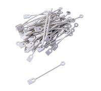 Lot de 50 élastiques en caoutchouc pour permanente sans chaleur pour cheveux bouclés 0,9 x 8,2 cm