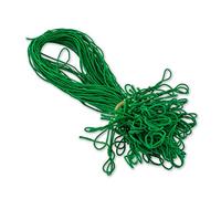 Lot de 50 élastiques pour cartes d'invitation avec feuillet - Vert - Format A6 B6 - Format long - Carré A5 - Avec jolie boucle