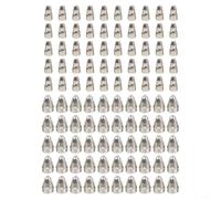 Lot de 50 embouts de buse de coupe plasma pour lampe torche P80, accessoires de découpe plasma à air de 0,5 mm, électrode en cuivre hafnium et protection de buse CuCrZr, compatible avec CUT-70/80/100