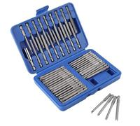 Lot de 50 embouts de tournevis, longs embouts de tournevis magnétiques, fentes croisées en forme de U, embouts hexagonaux de sécurité, kit de tournevis magnétique extra long avec étui.