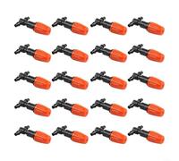 Lot de 50 émetteurs d'irrigation goutte à goutte réglables de 2 à 2,5 l/heure pour jardin, serre, pelouse, terrasse, balcon