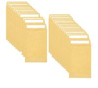 Lot de 50 enveloppes auto-adhésives en papier kraft pour pièces de monnaie et petites pièces Marron 8,5 x 6 cm
