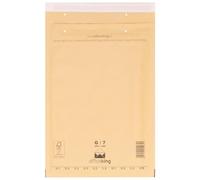 Lot de 50 enveloppes bulles G7 brun, 25 x 35 cm - officeking