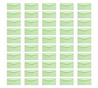 Lot de 50 enveloppes colorées de 21,8 x 10,2 cm pour invitations à en-tête d'affaires, factures, annonces, cartes de vacances