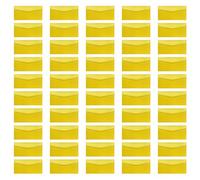 Lot de 50 enveloppes colorées de 21,8 x 10,2 cm pour invitations à en-tête d'affaires, factures, annonces, cartes de vacances