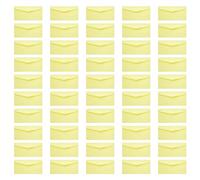 Lot de 50 enveloppes colorées de 21,8 x 10,2 cm pour invitations à en-tête d'affaires, factures, annonces, cartes de vacances