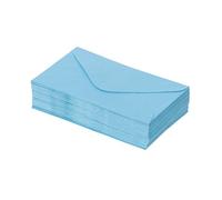 Lot de 50 enveloppes d'invitation colorées pour mariage, vacances, anniversaire