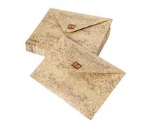 Lot de 50 enveloppes en papier à lettre 10, 2 x 15, 2 cm, pour cartes de Noël, Saint-Valentin, cartes cadeaux, invitations de mariage