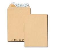 Lot de 50 Enveloppes kraft brun A4+ auto-adhésives 260x330 mm