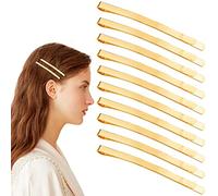 Lot de 50 épingles à cheveux dorées Jumbo en métal de 6,5 cm - Accessoires pour cheveux épais et longs