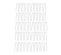 Lot de 50 épingles de Paysage en Forme de U, Robustes, antirouille, pour sécuriser Les clôtures, Couverture de Sol, Gazon Artificiel et Tissus de Jardin, Acier 3 x 30 x 150 mm