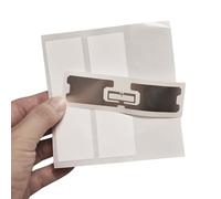 Lot de 50 étiquettes autocollantes Fongwah UHF (puce U8) pour inventaire d'actifs, 100 x 30 mm, portée de lecture de 11 à 15 mètres
