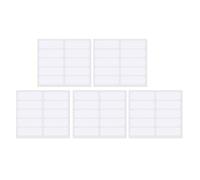 Lot de 50 étiquettes d'identification faciles à appliquer - Lavable en machine - Sans repassage - Autocollants pour tissu d'eau