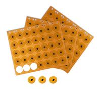 Lot de 50 étiquettes NFC NTAG215 FPC - Mini autocollants flexibles, imperméables et programmables pour appairage Bluetooth et contrôle d'accès - Rond de 10 mm