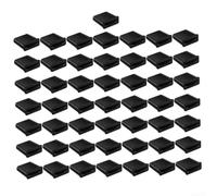 Lot de 50 extrémités de ruban d'irrigation pliable de 20,3 cm pour ligne d'égouttement de jardin, kit de terminaison de ruban anti-fuite avec fermeture pour raccords d'arrosage de légumes et système