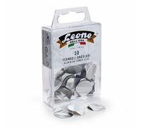 Lot de 50 fermoirs d'angle en aluminium - Boîte à suspendre - Lion Dell'Era fabriqué en Italie