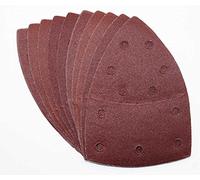 Lot de 50 feuilles abrasives Velcro - 105 x 152 mm - Grain 60 - Pour ponceuse Bosch Prio, Ventaro