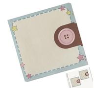 Lot de 50 feuilles de bloc-notes vierges à gratter - Décoration de bureau mignonne - Solution de projets d'artisanat pour dortoir, salle de classe, salle d'étude