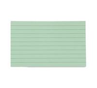 Lot de 50 feuilles de cartes colorées pour écrire, journal, étude, 7,6 x 12,7 cm de large, cartes lignées, cartes mémoires colorées