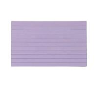 Lot de 50 feuilles de cartes colorées pour écrire, journal, étude, 7,6 x 12,7 cm de large, cartes lignées, cartes mémoires colorées