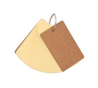 Lot de 50 feuilles de cartes de vocabulaire non lignées avec anneaux de reliure 8,9 x 5,1 cm pour étudier les cartes mémoires