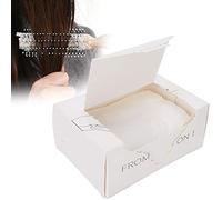 Lot de 50 feuilles de nettoyage pour brosse à cheveux, papier de nettoyage professionnel pour la perte de cheveux, coussin d'air, peigne de nettoyage, non tissé, filet de protection pour salon de