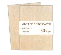 Lot de 50 feuilles de papier à lettres imprimable recto-verso pour invitations