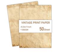 Lot de 50 feuilles de papier à lettres imprimable recto-verso pour invitations