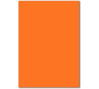Lot De 50 Feuilles De Papier A5-Feuille Plano-Orange-240 G/M²-14,8 X 21 Cm-Feuille De Bricolage-Papier De Couleur-Carton Photo-Carton De Couleur