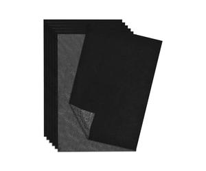 Lot de 50 feuilles de papier calque A4 - Papier carbone à tracer - Papier bleu - Pour écrire - Papier de transfert - Papier de transfert - Papier graphite d'un côté - Pour papier d'emballage - Stencil