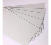 Lot de 50 feuilles de papier cartonné gris clair A4 fin 160 g/m² pour imprimante et photocopieur