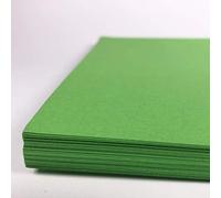 Lot de 50 feuilles de papier cartonné vert émeraude Format A5 160 g/m²