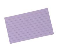 Lot de 50 feuilles de papier coloré ligné de 7,6 x 12,7 cm de large pour étude, notes, journal, cartes mémoires lignées pour étudier