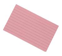 Lot de 50 feuilles de papier coloré ligné de 7,6 x 12,7 cm de large pour étude, notes, journal, cartes mémoires lignées pour étudier