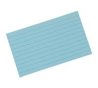 Lot de 50 feuilles de papier coloré ligné de 7,6 x 12,7 cm de large pour étude, notes, journal, cartes mémoires lignées pour étudier
