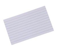 Lot de 50 feuilles de papier coloré ligné de 7,6 x 12,7 cm de large pour étude, notes, journal, cartes mémoires lignées pour étudier
