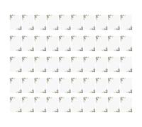 Lot de 50 feuilles de papier de Noël avec bord festif, atmosphère de Noël authentique, design de bord festif, papier de vacances de Noël pour écrire des notes de lettres d'invitation