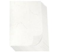 Lot de 50 feuilles de papier de riz A4 en fibres végétales naturelles de mûrier texturées et imprimables pour travaux manuels, écriture, peinture, emballage cadeau, fabrication de cartes (paille
