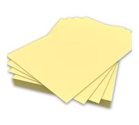Lot de 50 feuilles de papier jaune A4 80 g/m² double face pour imprimante, copieur, origami, dessin, école, bureau, impression 210 mm x 297 mm (papier jaune A4 - 80 g/m²)