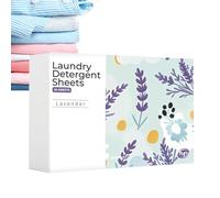 Lot de 50 feuilles de savon à lessive doux et sans danger pour les taches - Pour peaux sensibles - Pour la maison, les voyages, l'université, le dortoir, l'appartement, les voyages d'affaires, le