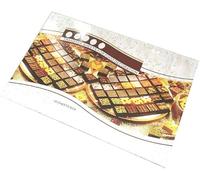 Lot de 50 feuilles de transfert colorées pour décoration alimentaire