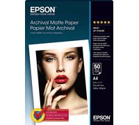 Lot de 50 feuilles Papier Mat Epson Archival 189g/m² A4