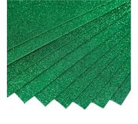 Lot de 50 feuilles papier mousse EVA pailleté A4 avec colle, for loisirs créatifs, décoration scrapbooking, fait main Pour Les Projets De Bricolage(DEEP BLUE)